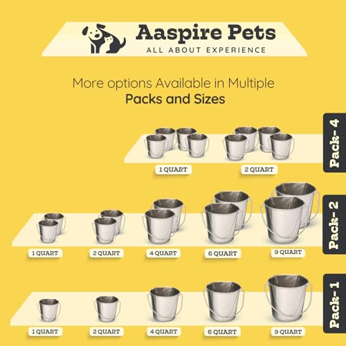 AASPIRE PETS two-pack bucket set provides portable feeding options while traveling
