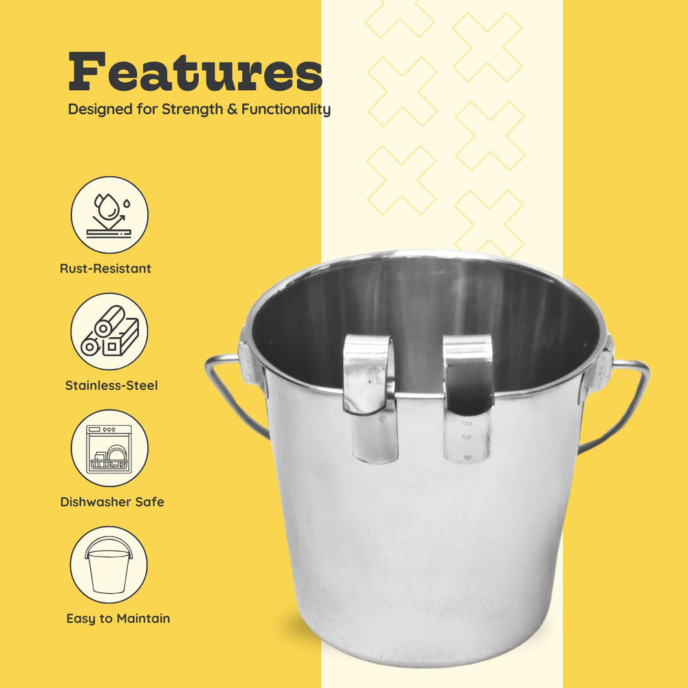 AASPIRE PETS 4-quart capacity bucket suits meals or water for medium pets