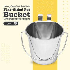 AASPIRE PETS stainless steel construction resists rust for long-lasting pet feeding.