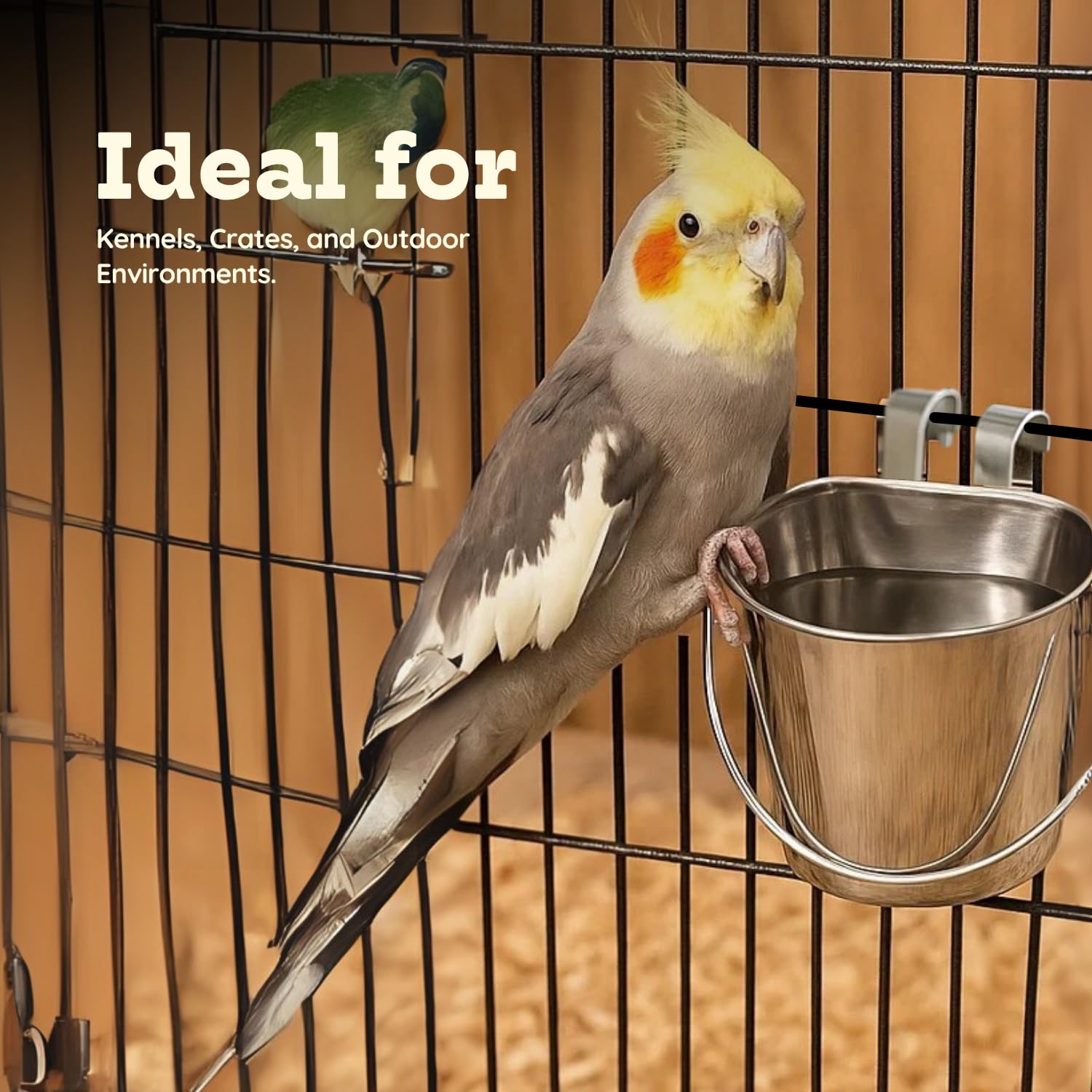 Aaspire Pets portable pail ideal for travel, camping, or boarding.