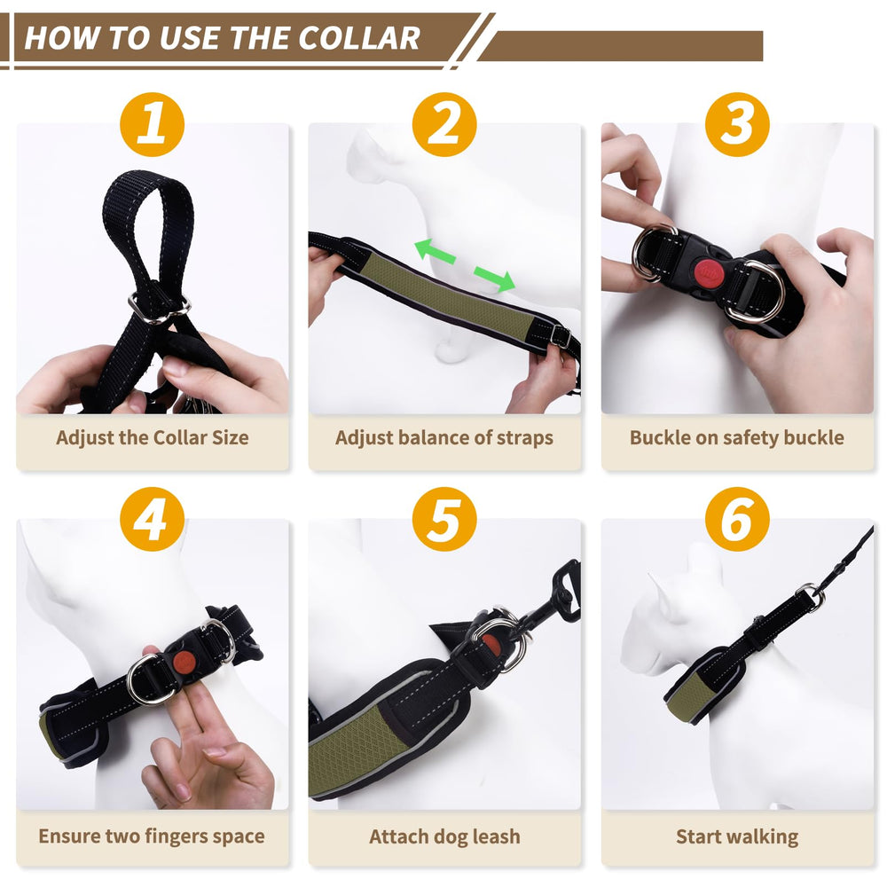 AaufiLux stainless steel chain ensures rust-proof durability for active dogs.