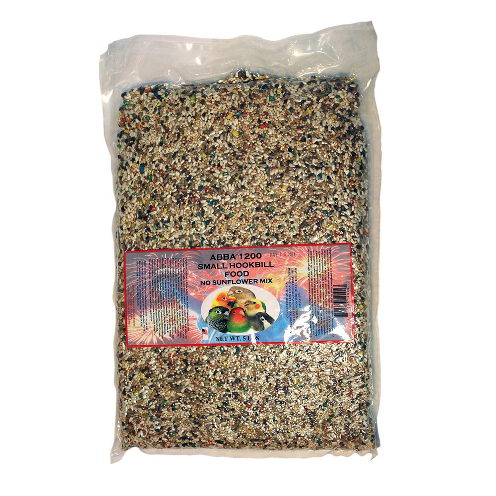 ABBA 1200 vacuum-packed bag preserves freshness for small hookbills