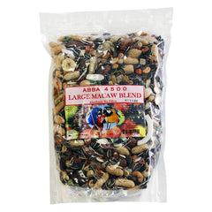 ABBA 4500 Macaw Blend bag preserves freshness for large parrots.