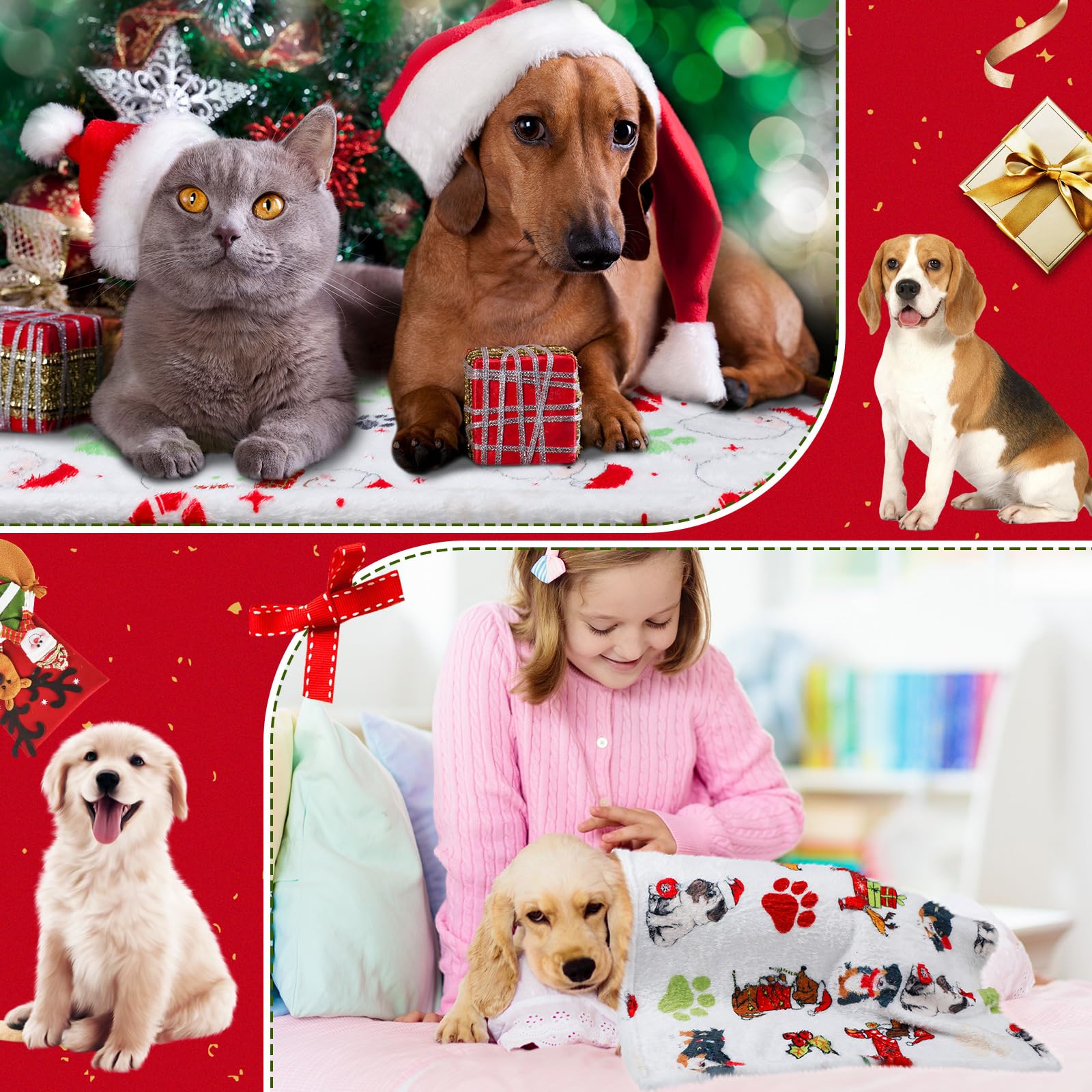 Abbylike dog blanket in car seat illustrates versatile travel comfort
