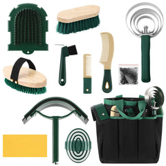 Abbylike 12-piece grooming kit organized in the tote for easy transport