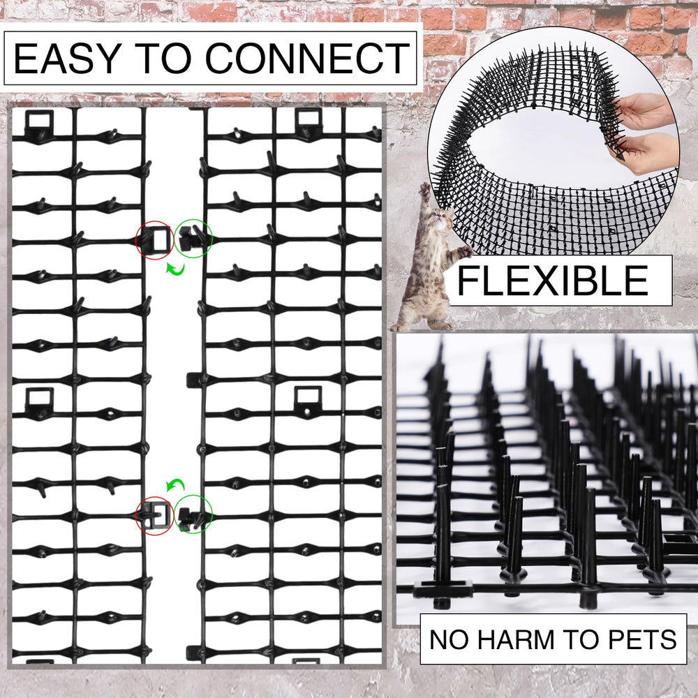 Abbylike 78x11-inch cat deterrent mat guards furniture and surfaces.