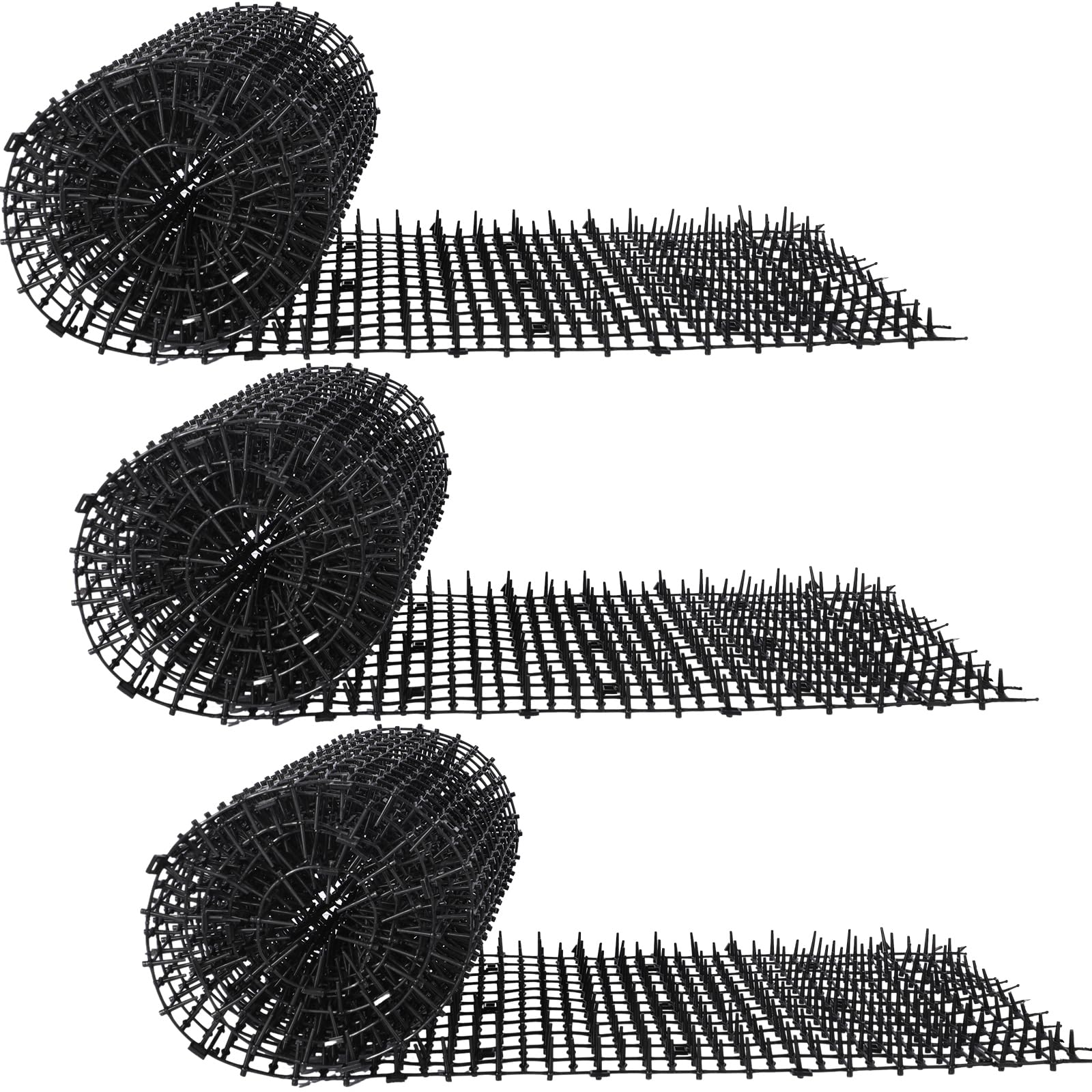 Abbylike cat repellent mat with spikes used outdoors to deter cats from garden areas.