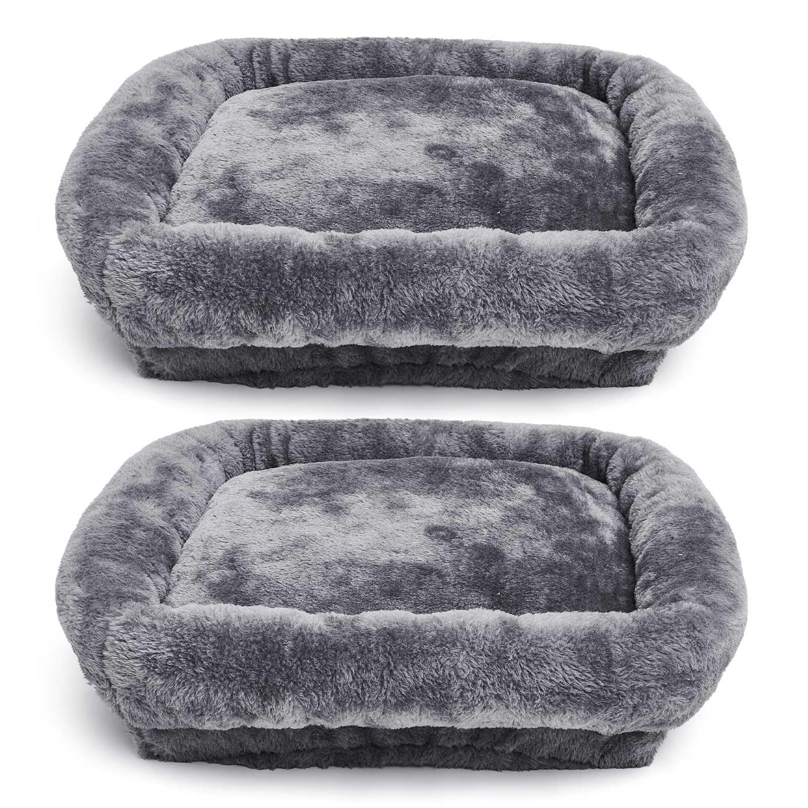 Abbylike replacement cat-tree cover in grey two-pack for quick nap spot refresh.