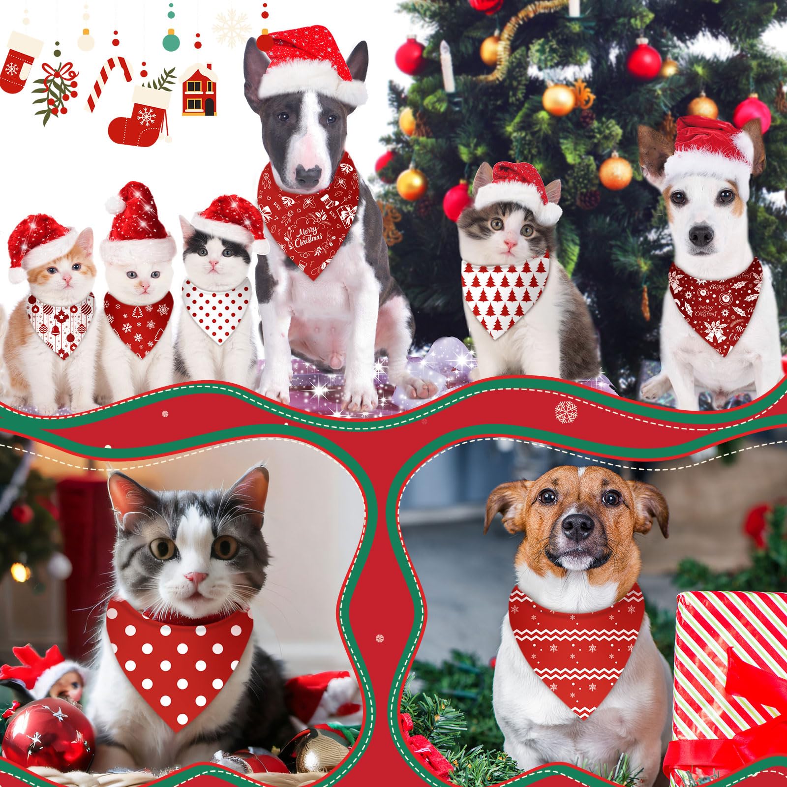 Abbylike 65x45 cm dog bandana fits most dogs and folds for easy wear