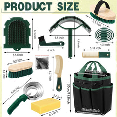Abbylike oval massage brush used for relaxing grooming sessions