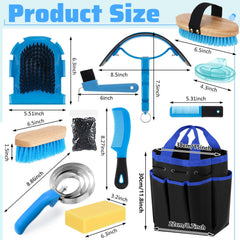 Abbylike oval massage brush for gentle detangling and soothing grooming sessions