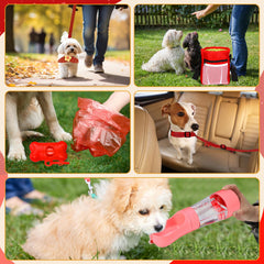 Abbylike grooming tools image shows gentle care for a shy pup.