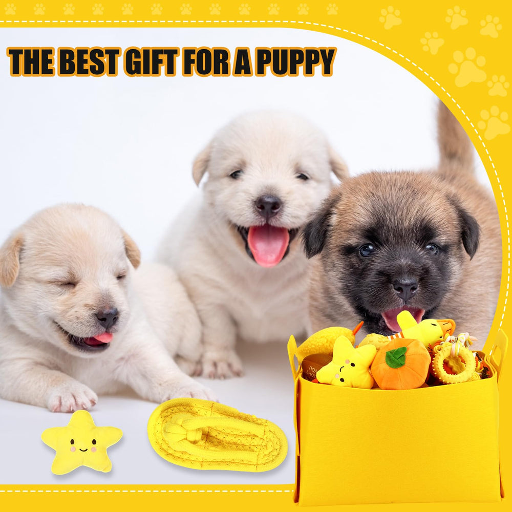 Abbylike puppy starter kit yellow blanket adding cozy comfort