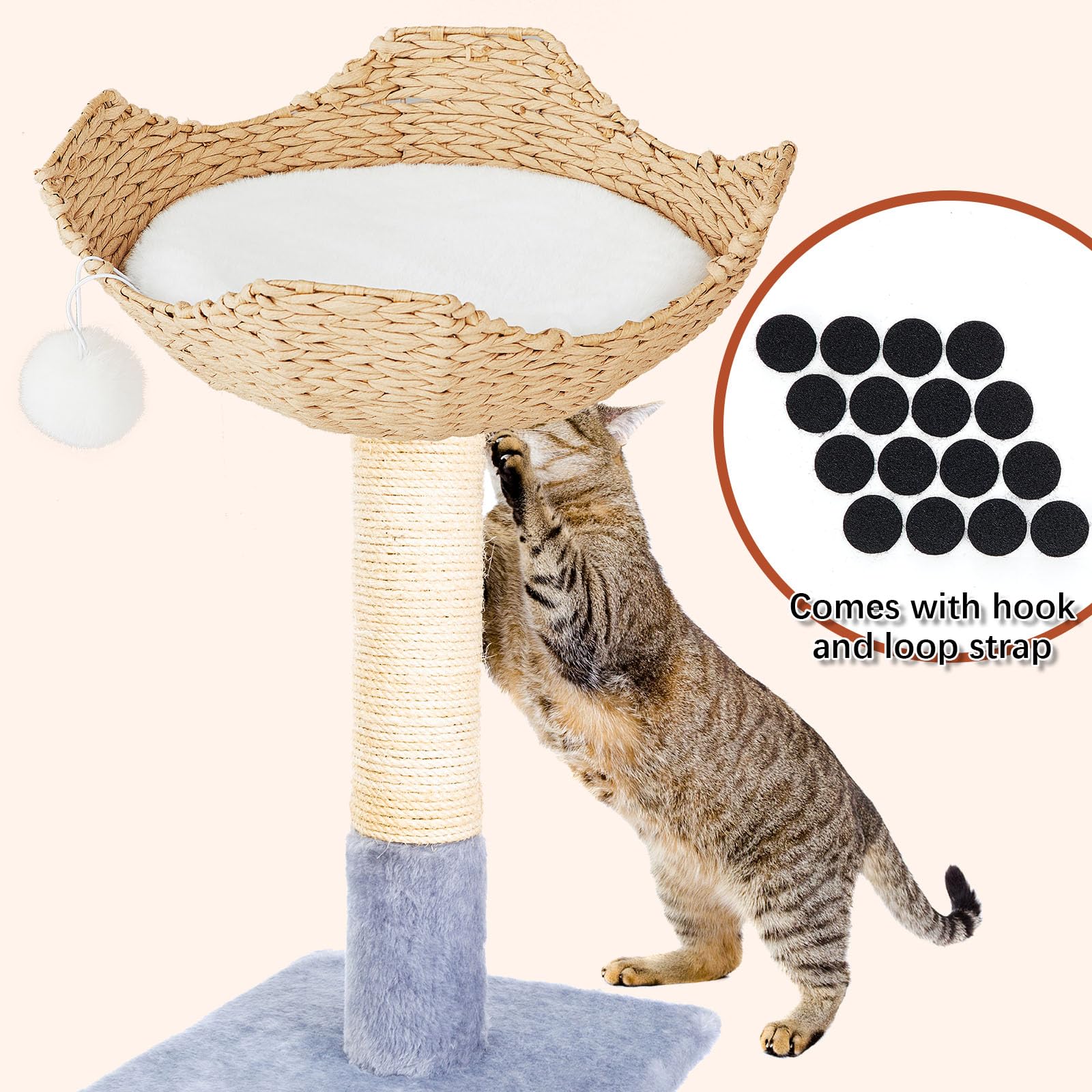 Abbylike faux rabbit fur material emphasizing soft, comfortable warmth for pets.