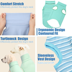 Abbylike sleeveless dog vest offers lightweight warmth for easy movement.