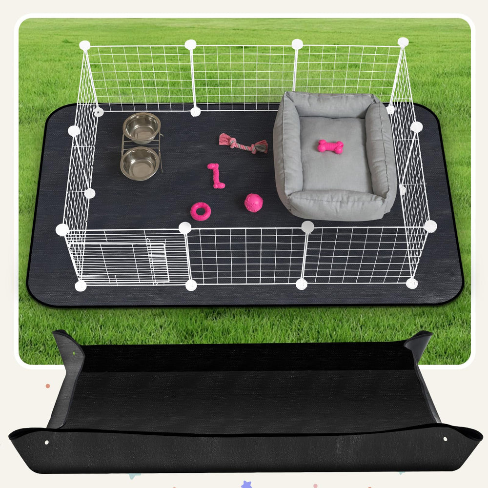 Abbylike playpen mat easy-clean design supports quick wipe-down after play