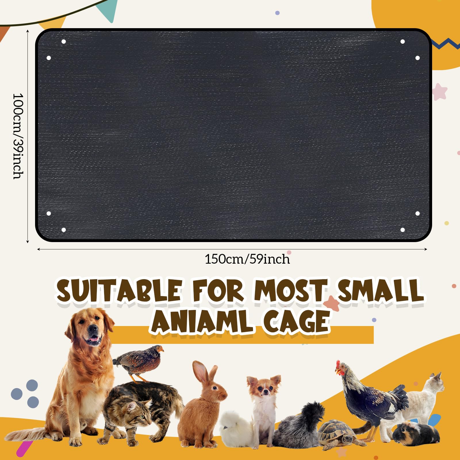 Abbylike playpen mat interior view highlighting durable, easy-clean surface