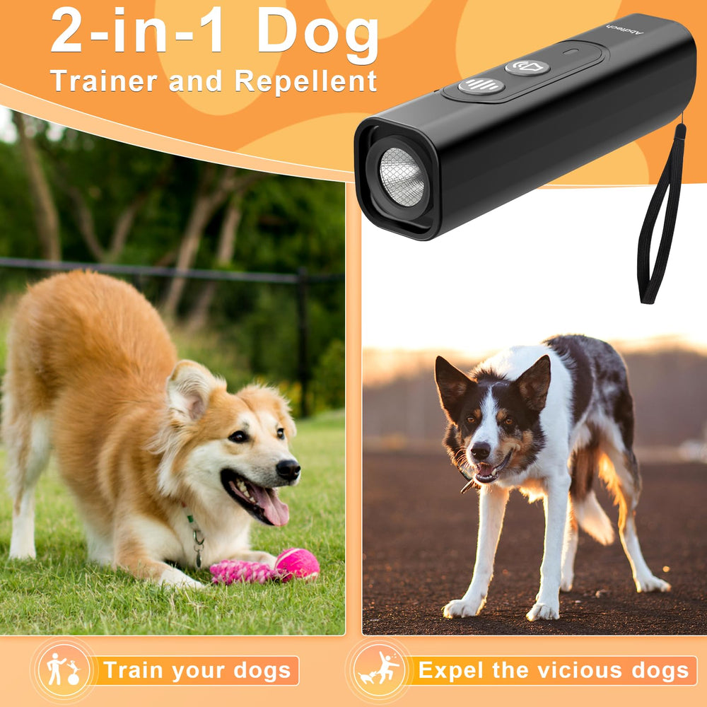Abdtech bark deterrent with wrist strap for travel and daily walks