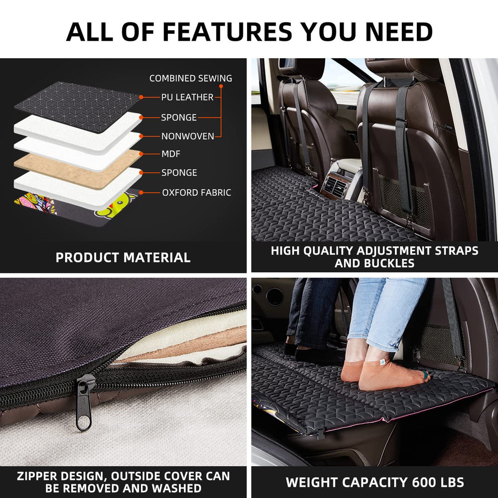 ABE long-trip comfort with dog-friendly truck bed extender on a drive