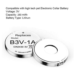 Abeden B3V battery for MS-5 collar ensures stable operation