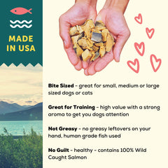 A Better Treat wild-caught Alaskan salmon ingredients emphasize omega-rich nutrition.