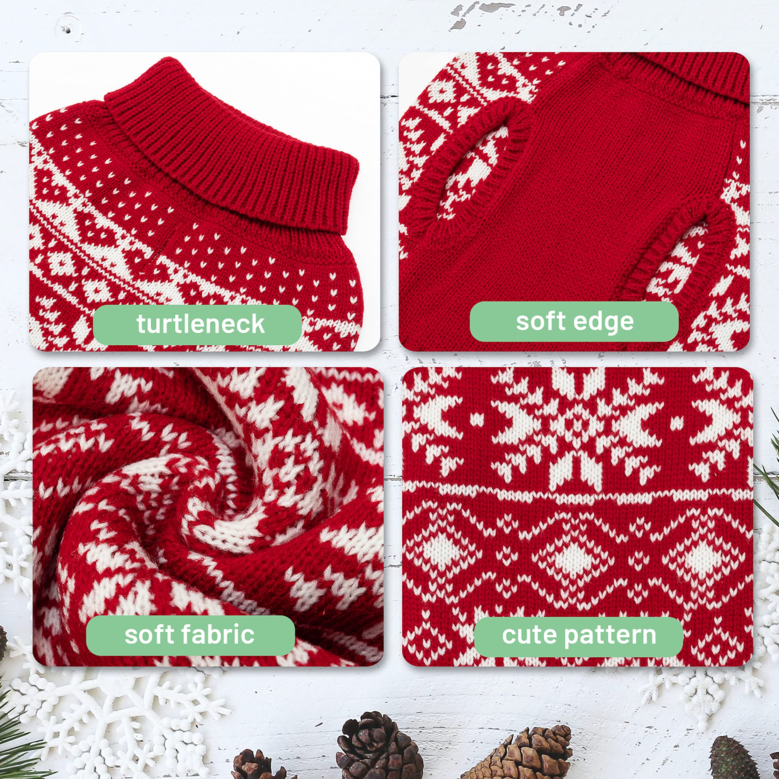 ABFEKIEA soft acrylic yarn knitwear adds stretch and comfort.