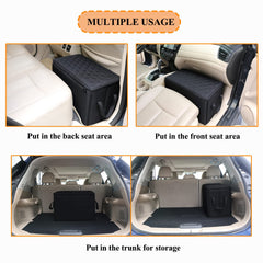 Ablechien dog seat extender in back seat use for safer, roomy space