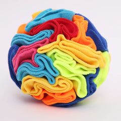 Ablechien Snuffle Ball hidden-treats inside promotes interactive play.