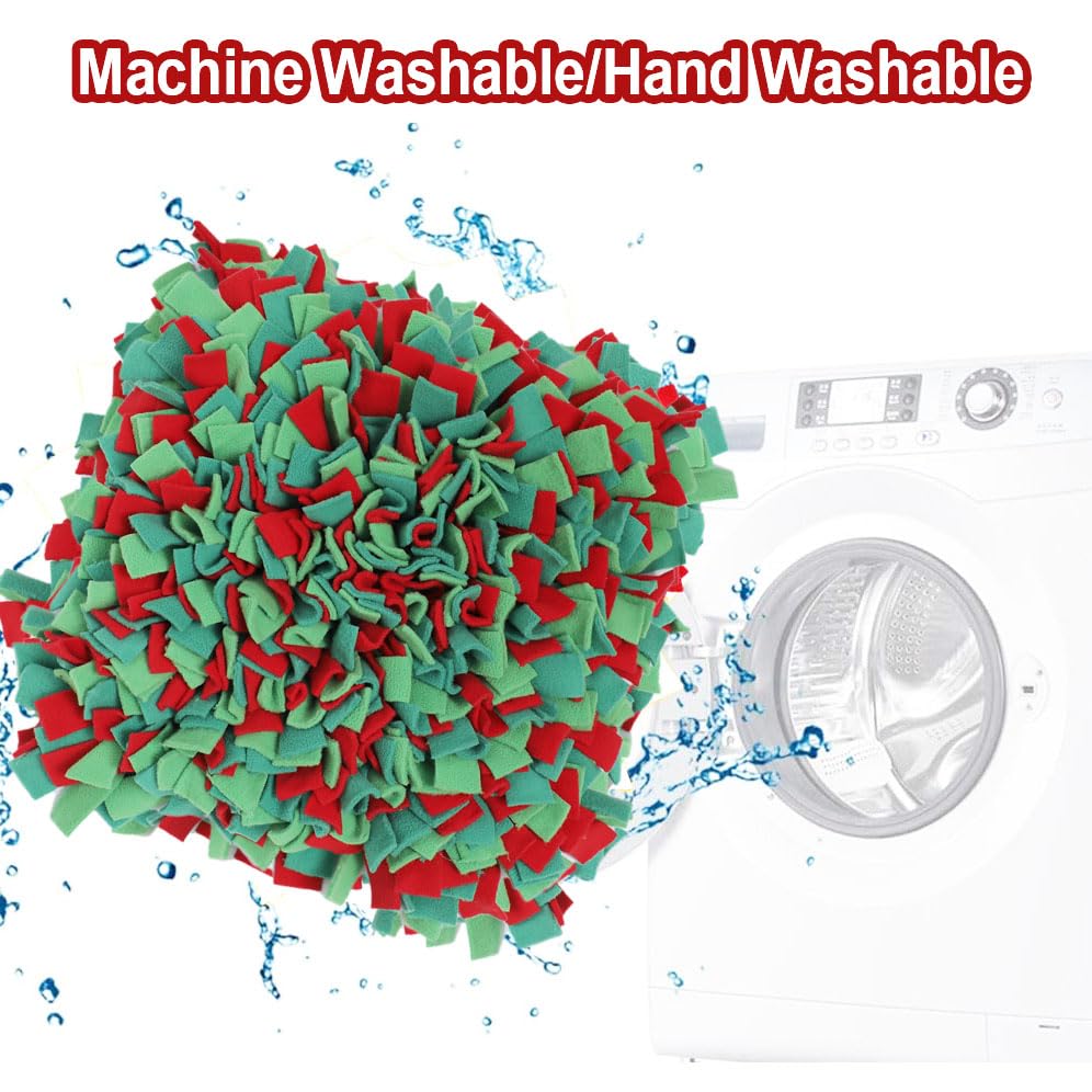 Ablechien Snuffle Mat detailed texture highlights durable fleece and easy-care design.