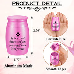 abooxiu aluminum-urn-3in keepsake for lasting pet memories.