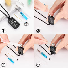 Abooxiu cadena ajustable de 20 pulgadas para comodidad diaria