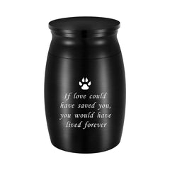 abooxiu small-urn-dog-ashes-3in held in hand for sharing memories.
