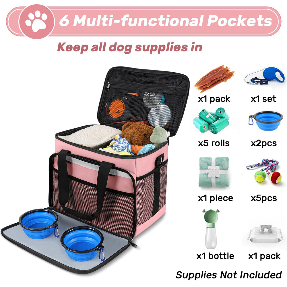 Abrimelodi dog food containers 5L each with leak-proof lining to keep meals fresh.