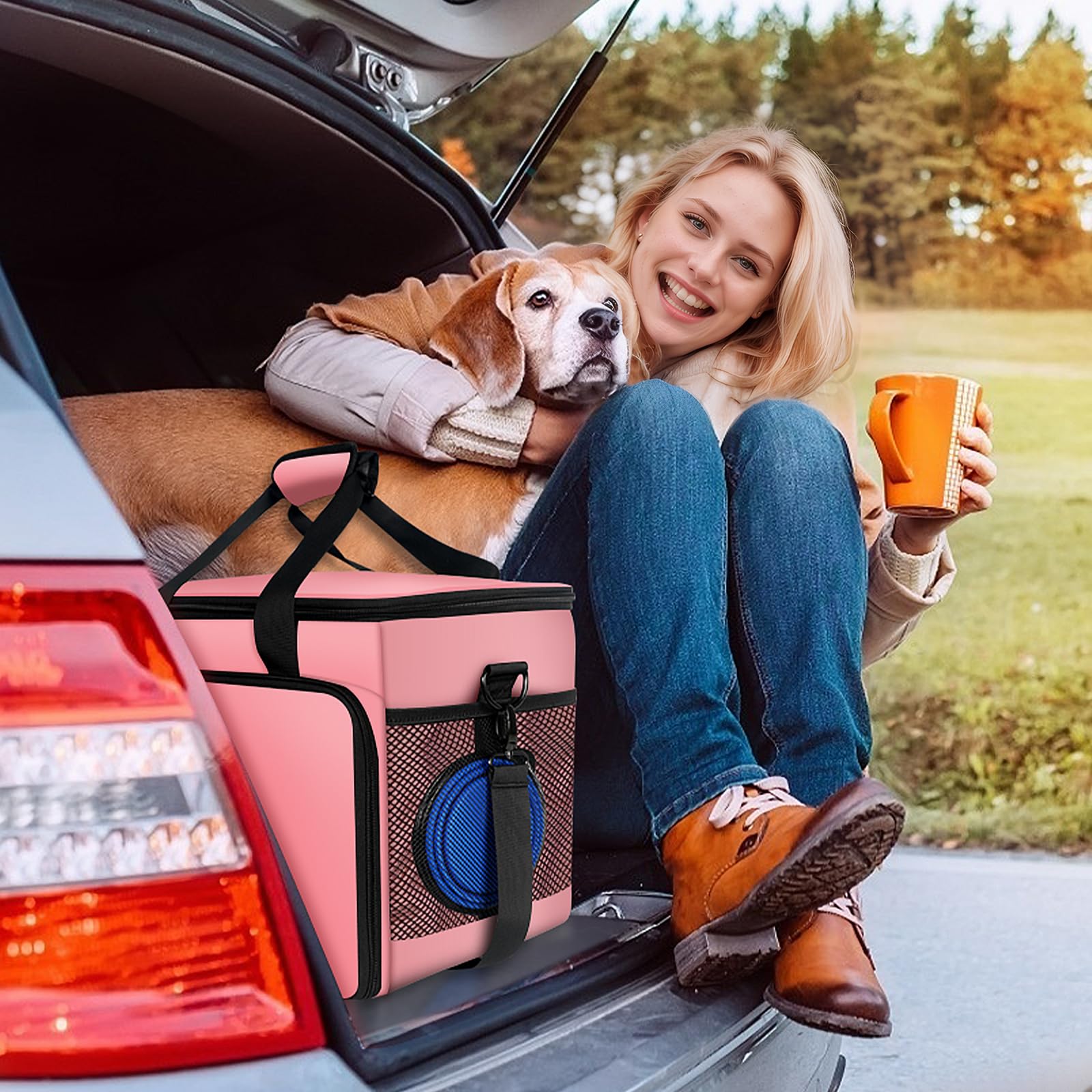 Abrimelodi leak-proof food container prevents spills in transit.