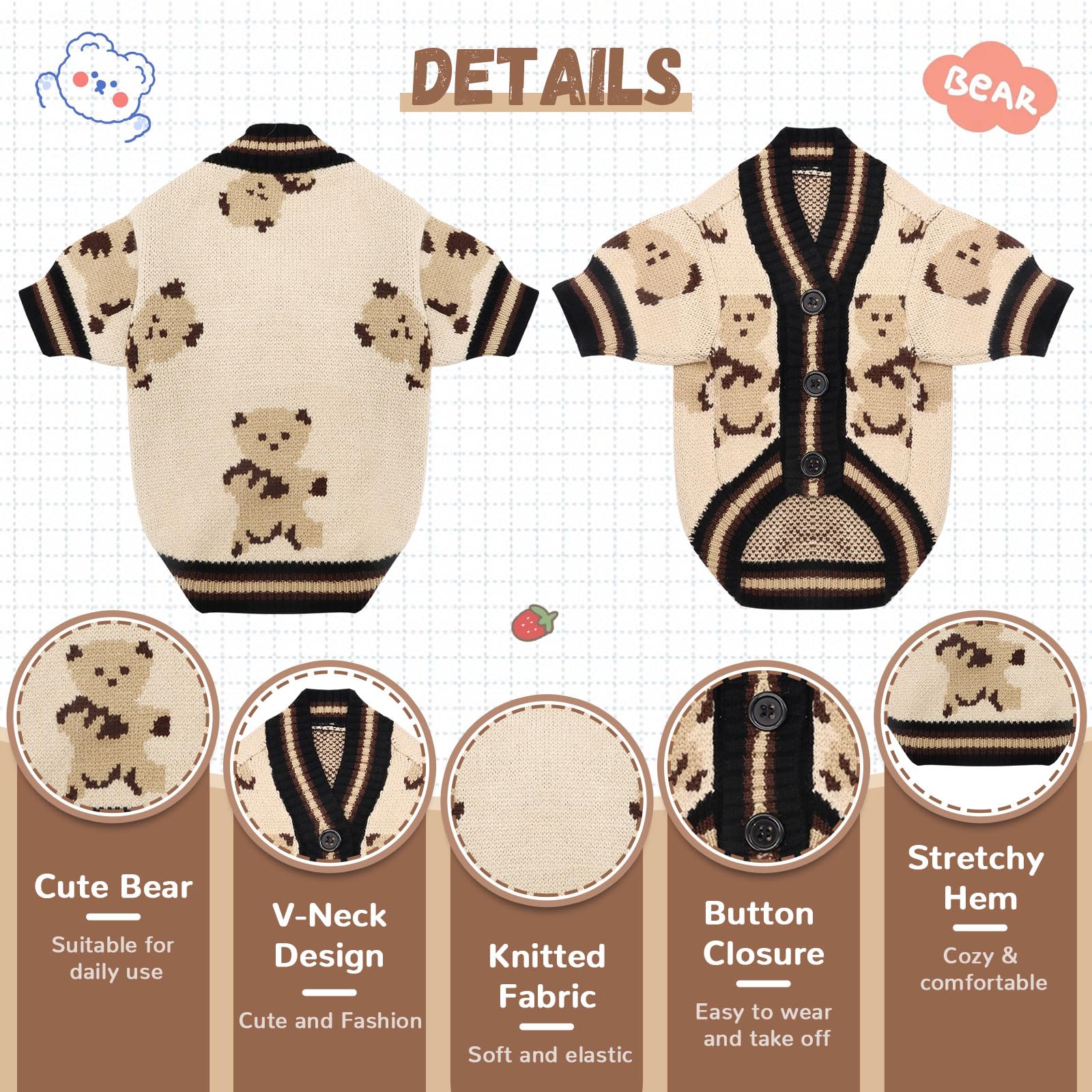 ABRRLO breathable lightweight sweater lets dogs move freely.