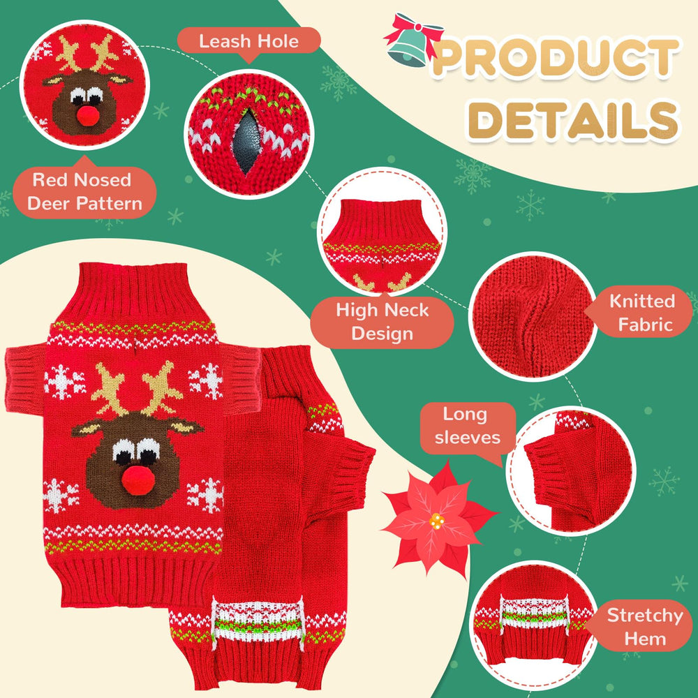 ABRRLO Red Elk sweater folded neatly demonstrates compact storage