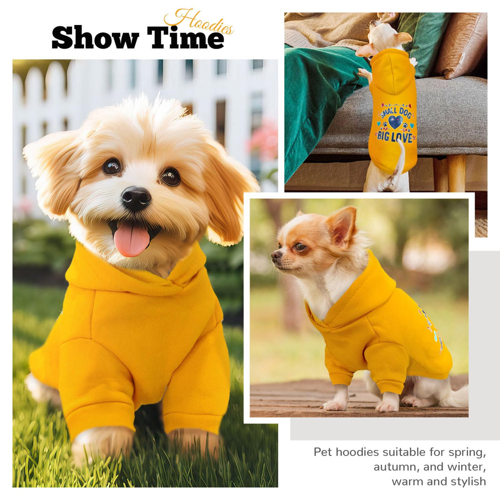ABRRLO small dog hoodie fleece close-up reveals soft interior