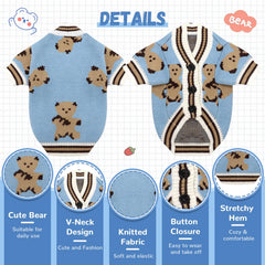 ABRRLO sweater with button closures for easy on-off
