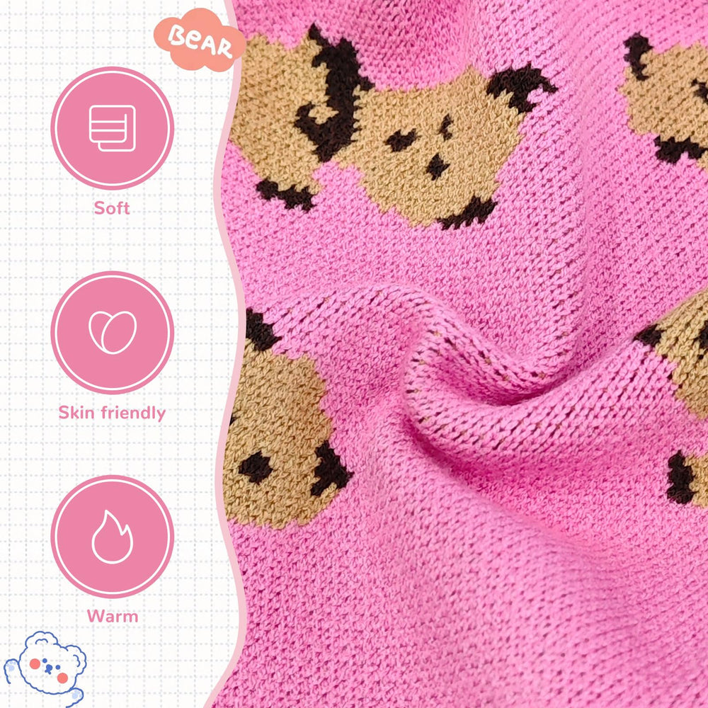 ABRRLO stylish-pink-dog-cardigan adds fashionable charm to walks.