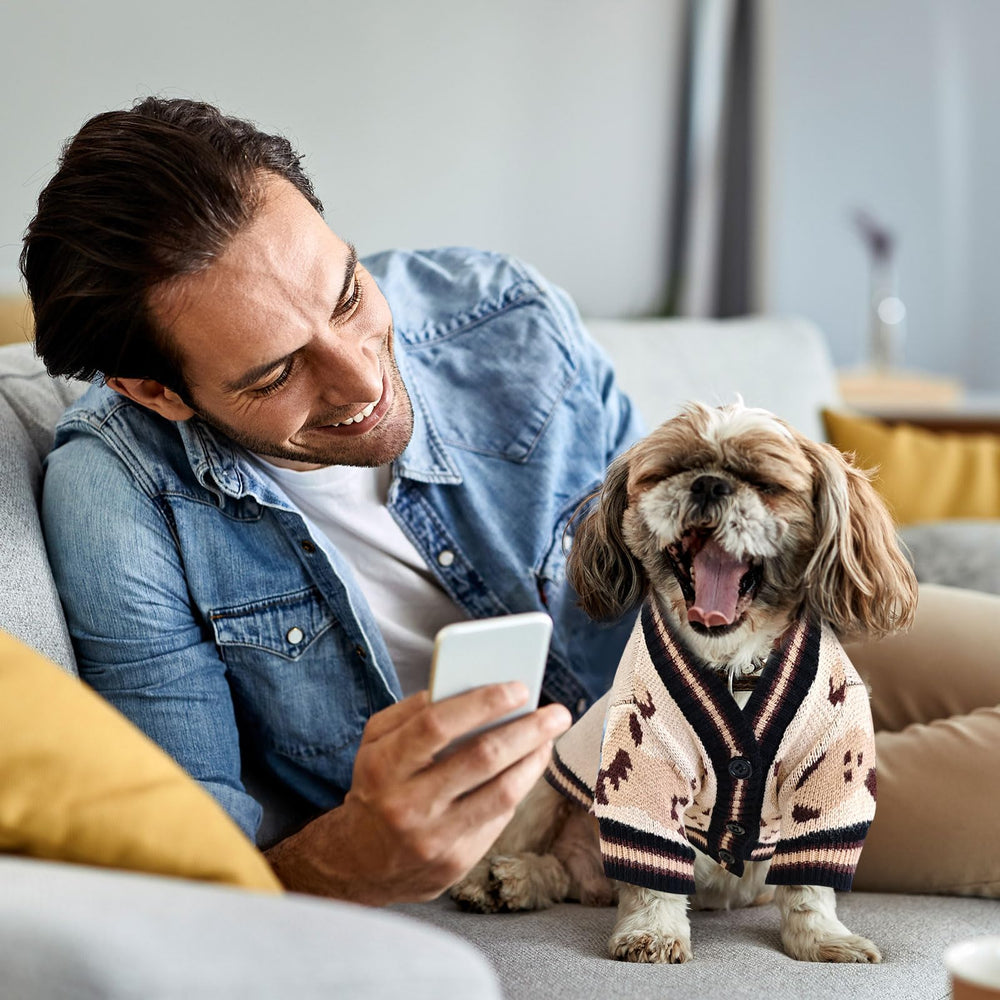 ABRRLO sudadera de invierno para perro pequeño, abriga sin volumen.