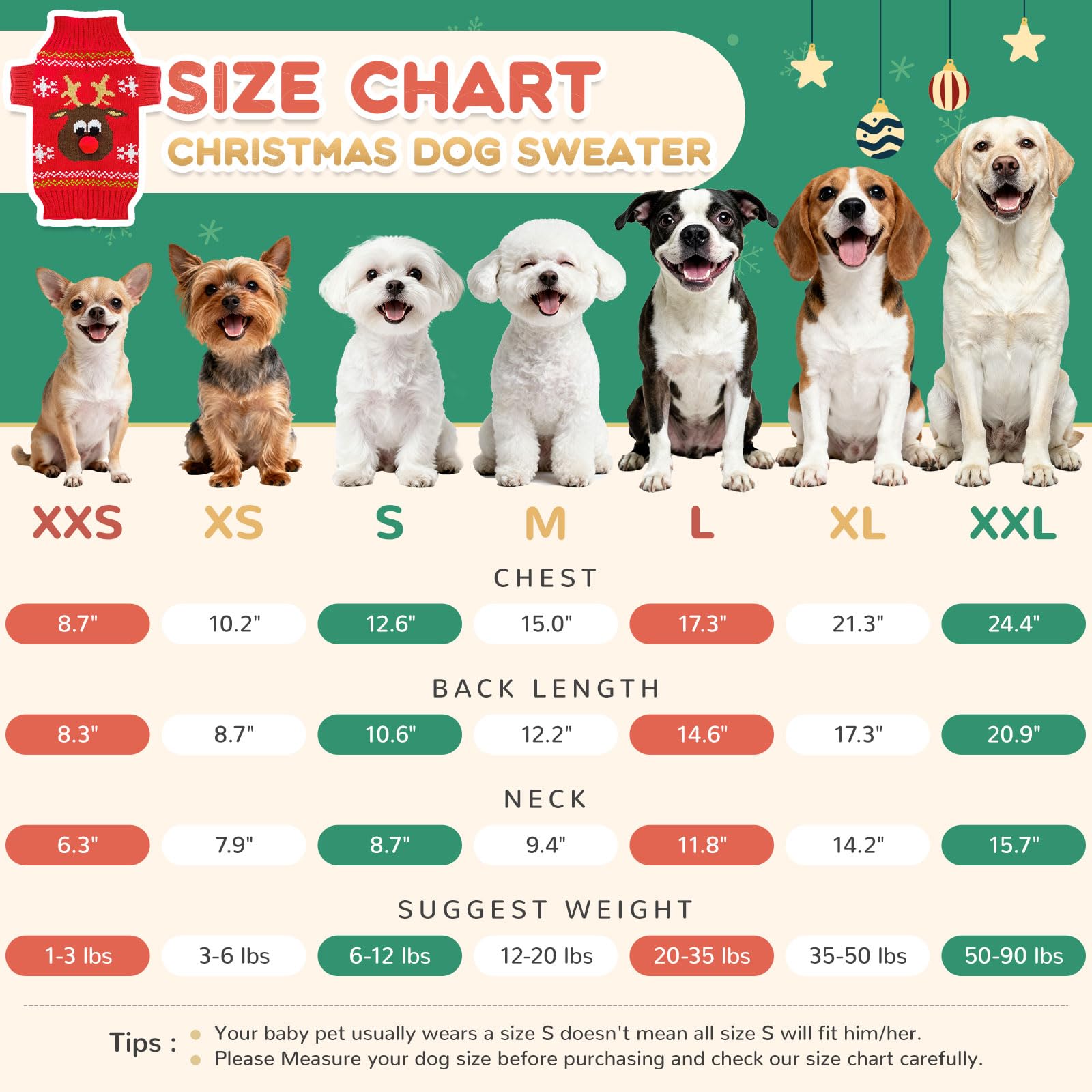 ABRRLO suéter para perro hombre-jengibre, perfecto para fiestas y abrigo suave.