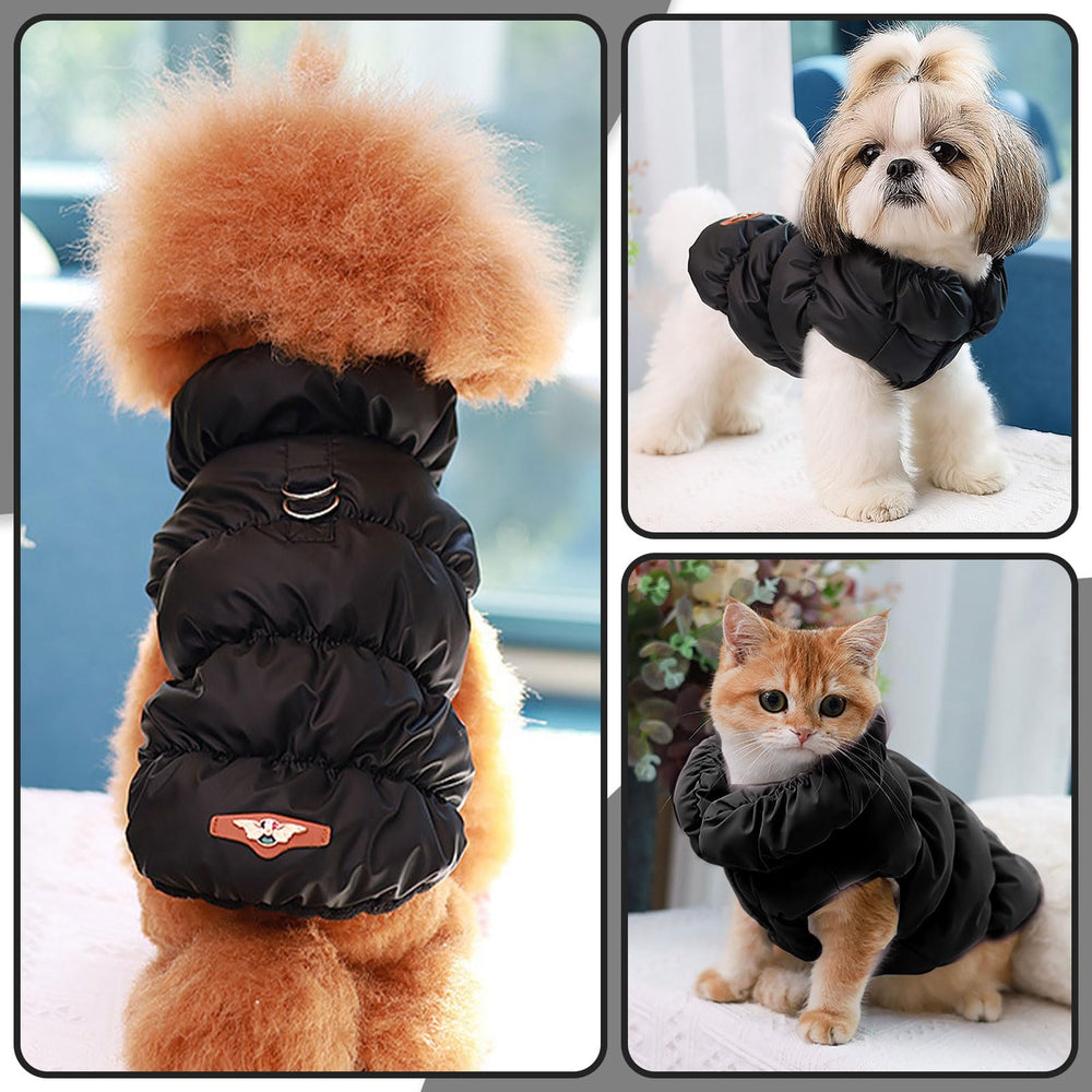 ABRRLO winter warm dog jacket XXL size for small to medium pets