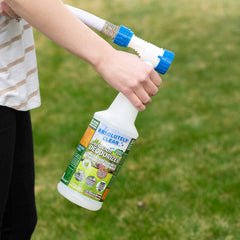 Absolutely Clean deck-and-fence odor remover application for clean, inviting outdoor spaces.