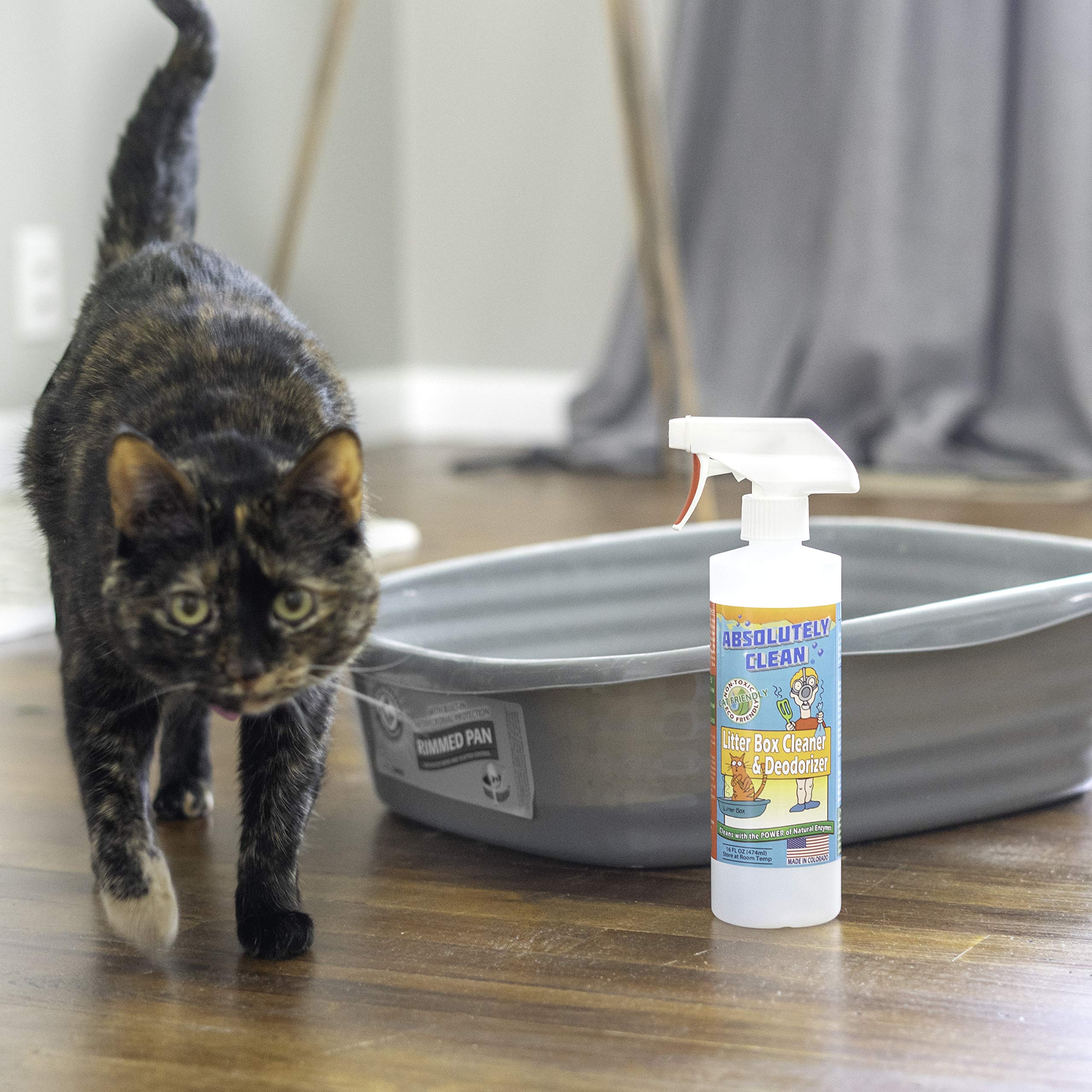 Absolutely Clean Made-in-USA packaging highlights domestic production and family-owned care.