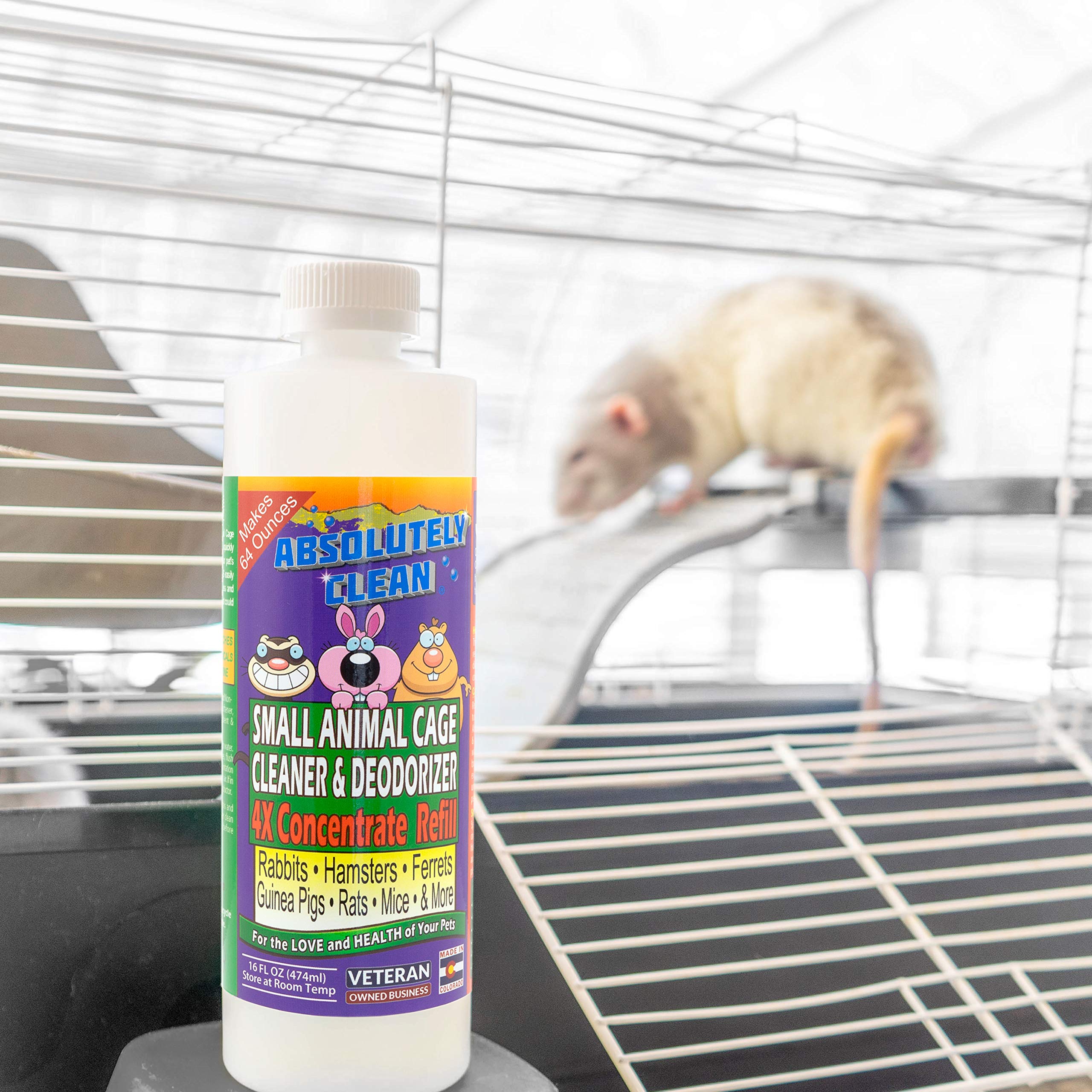 Absolutely Clean USA-made packaging highlights domestic production and reliability.