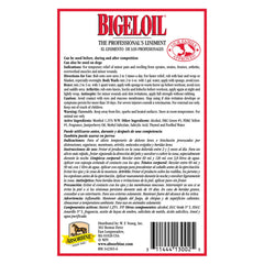 Absorbine Bigeloil Liniment on a horse neck after strenuous activity promotes comfortable recovery.