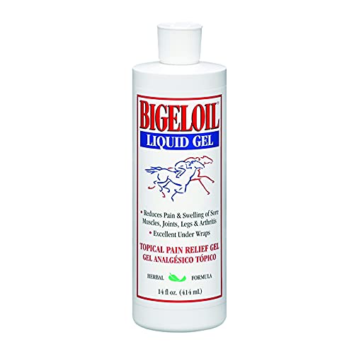 Two-pack 14 oz Absorbine Bigeloil Liniment Gel ready for workout recovery.