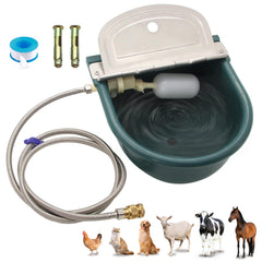 Abustle pig auto water bowl back mount holes for easy installation and secure mounting