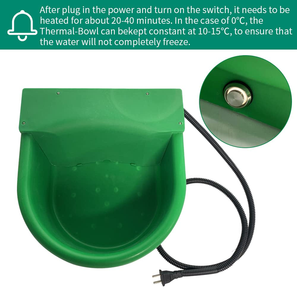 Abustle Pig float control maintains a constant water level for animals.