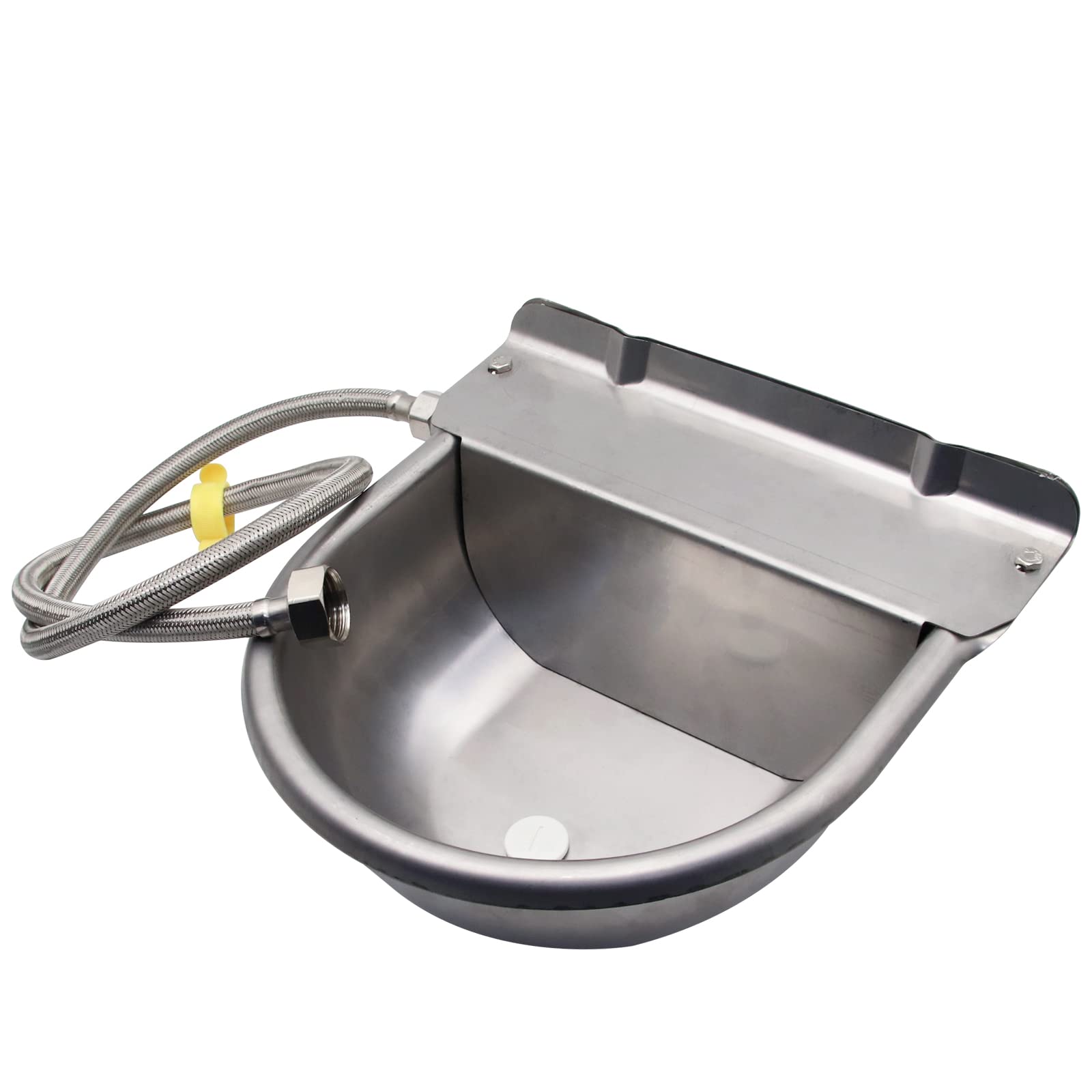Abustle pig floating valve waterer demonstrates automatic level control